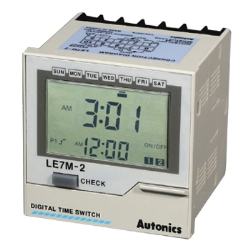 Bộ đặt thời gian Tuần/ Năm hiển thị LCD Autonics LE7M-2