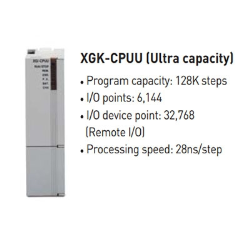 Bộ lập trình PLC LS XGK-CPUU || Module CPU chức năng tích hợp RS-232C, USB